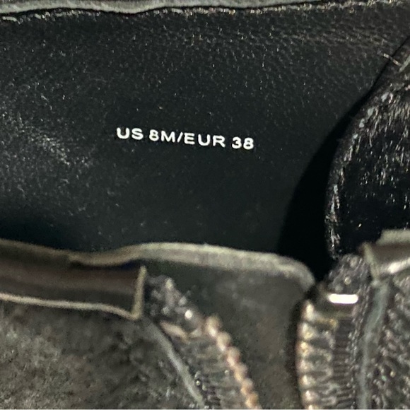 VINCE WOMENS CABRIA LUG 2 CALF HAIR COMBAT & LACE-UP BOOTS 8 - Picture 14 of 14